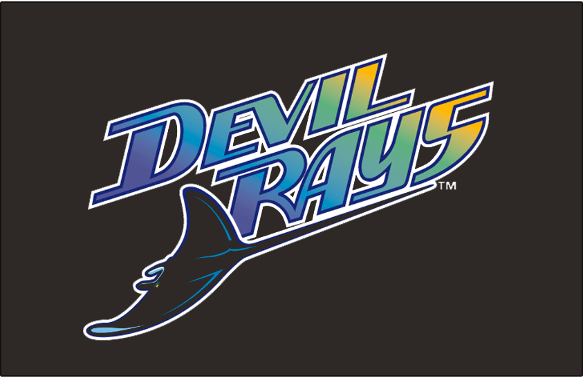 Tampa Bay Devil Rays 1998-2000 Jersey Logo v2 iron on heat transfer